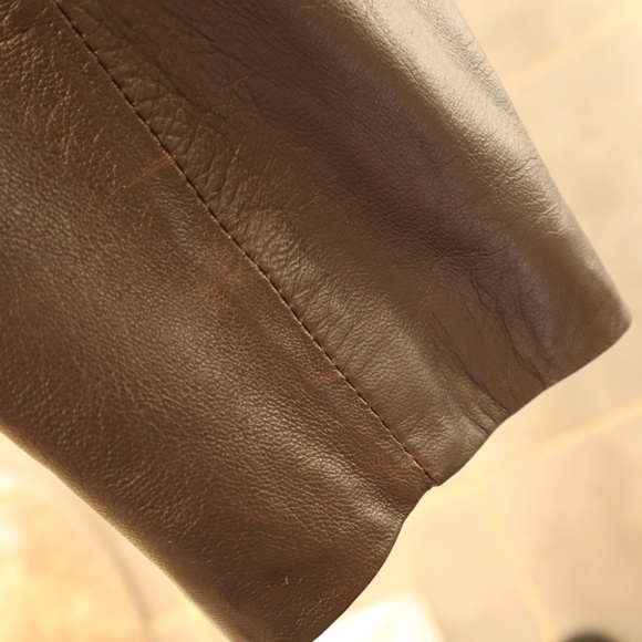 Danier , dark brown, leather jacket, XL - Picture 7 of 13